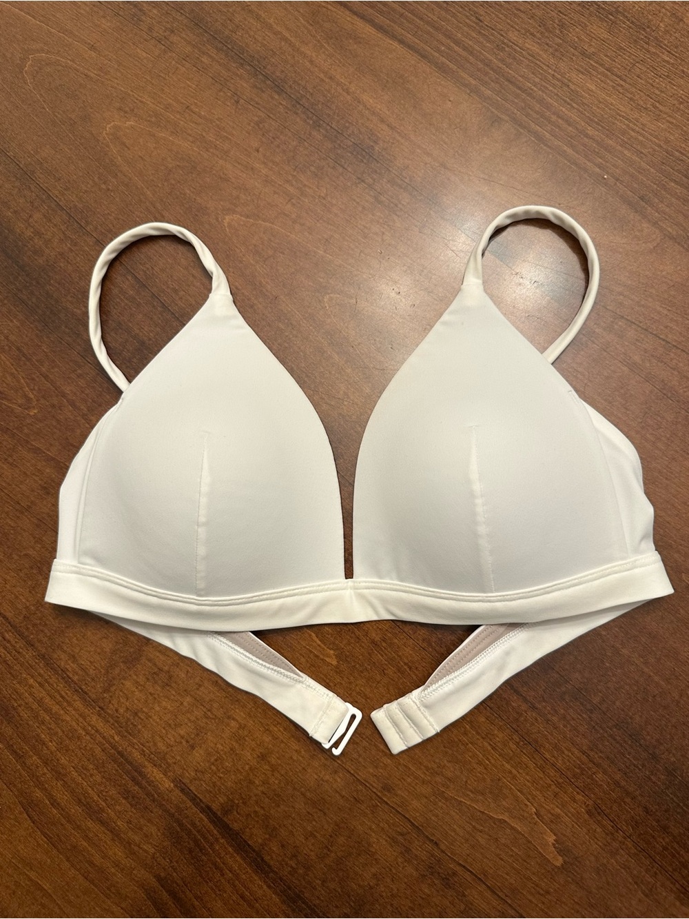 lululemon athletica White Triangle Swim Bikini Top